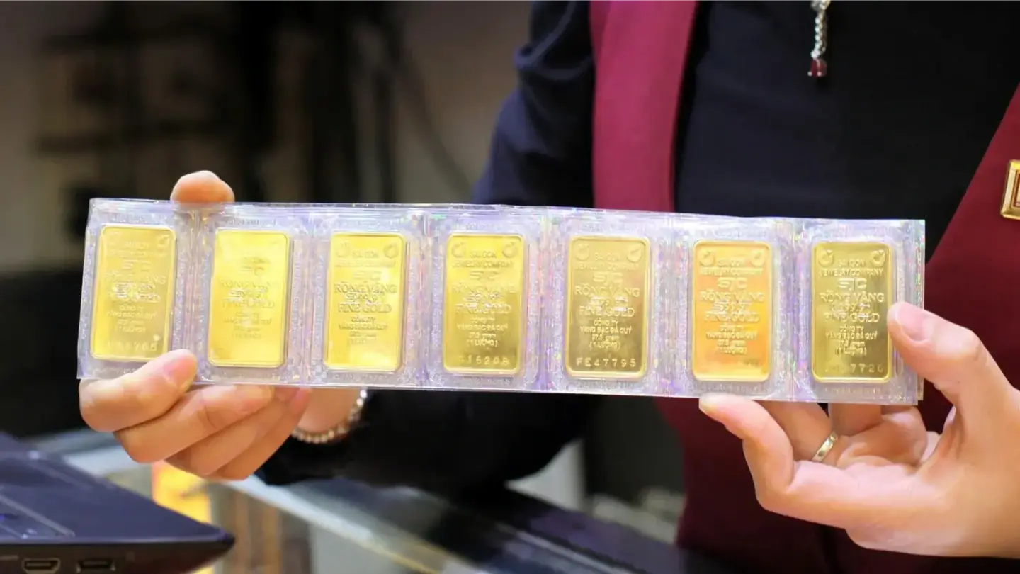 Giá vàng miếng SJC ổn định ở mức 148,2 triệu đồng/lượng